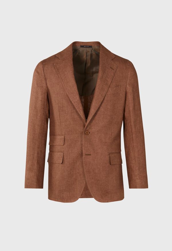 Paul Stuart Brown Linen Jacket, image 1