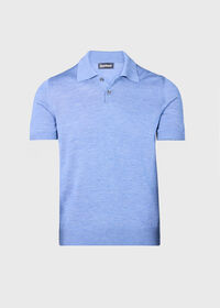 Paul Stuart Short Sleeve Silk Polo, thumbnail 1