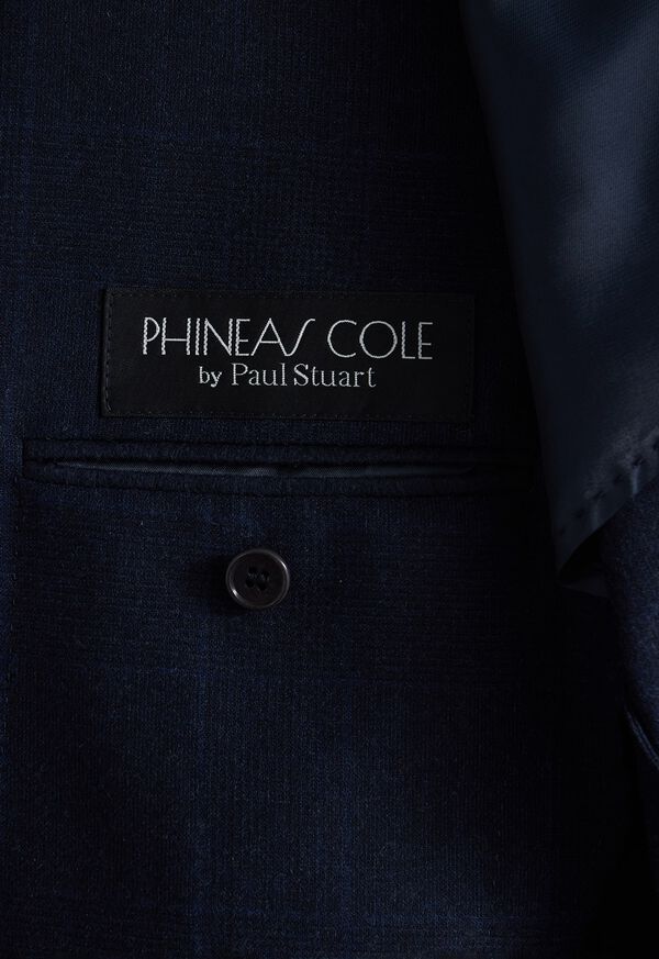 Paul Stuart Tonal Plaid Three-Button Wool Suit, image 4
