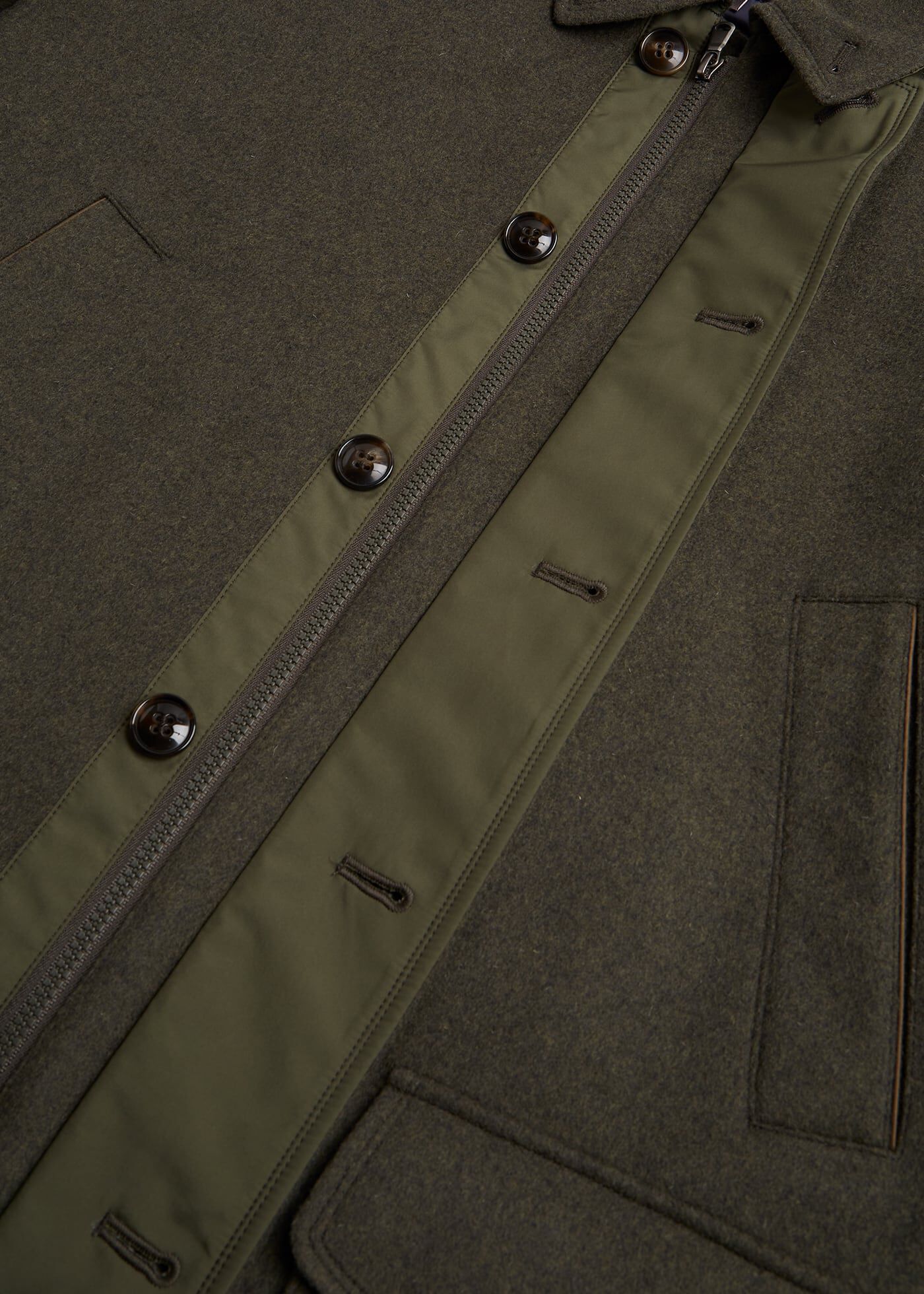 Water Resistant Wool Car Coat