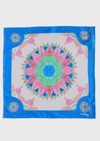 Paul Stuart Printed Silk Sunburst Pocket Square, thumbnail 2