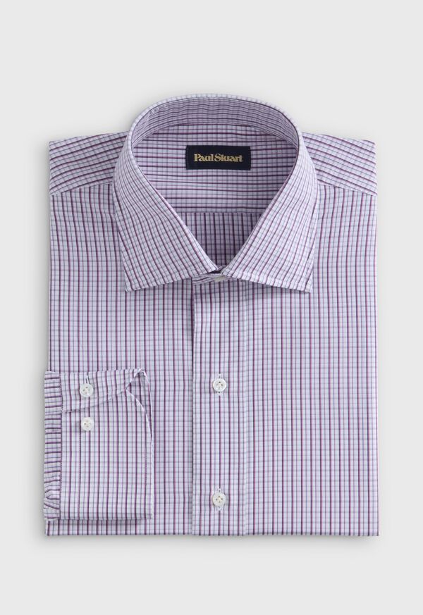 Paul Stuart Small Check Dress Shirt, image 1