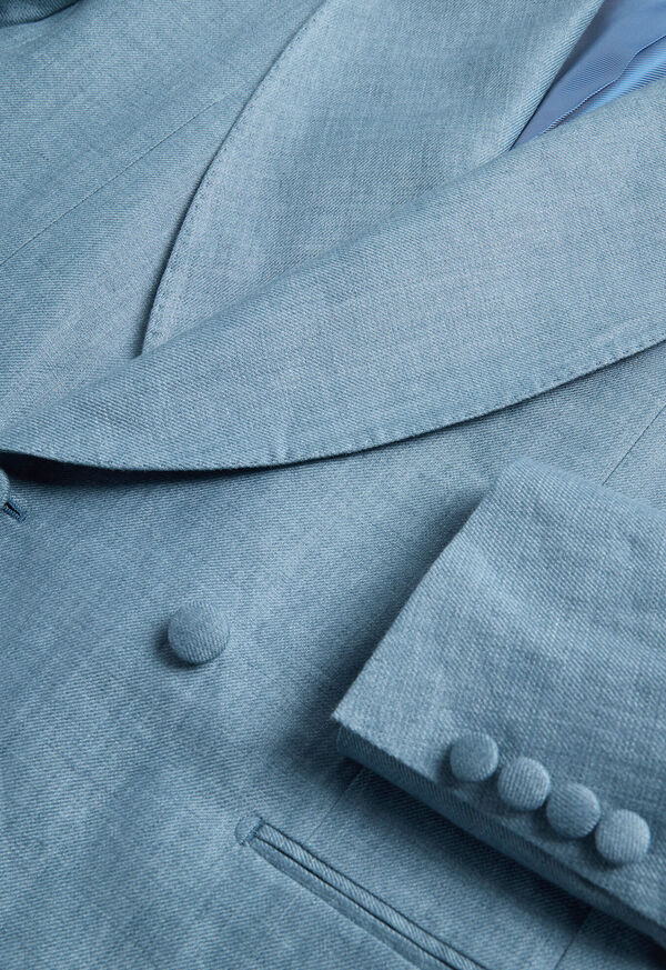 Paul Stuart Linen Double Breasted Dinner Jacket, image 3