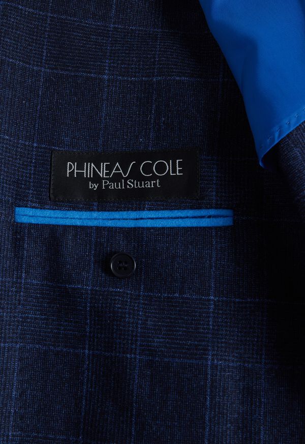 Paul Stuart Navy Plaid Double Breasted Suit, image 5