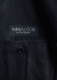 Paul Stuart Black Linen Two-Button Jacket, thumbnail 4