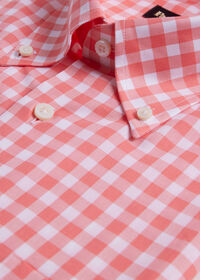 Paul Stuart Cotton Gingham Sport Shirt, thumbnail 2