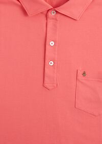 Paul Stuart Pima Cotton Front Pocket Logo Polo, thumbnail 2