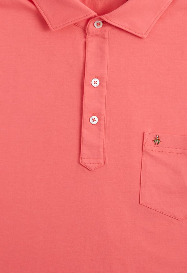 Paul Stuart Pima Cotton Front Pocket Logo Polo, image 2