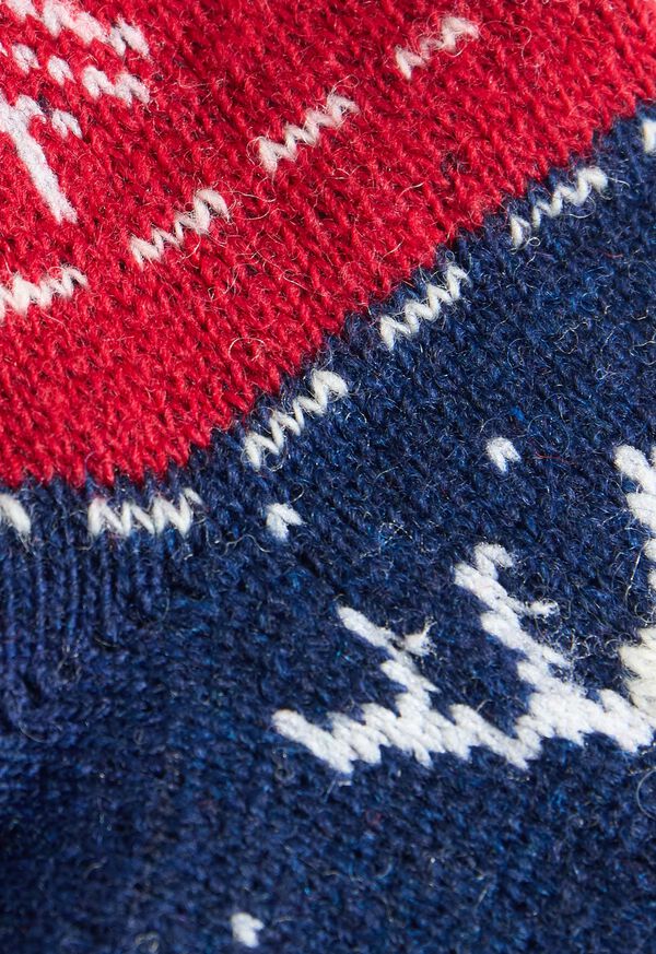 Paul Stuart Reindeer & Pine Tree Sock, image 3