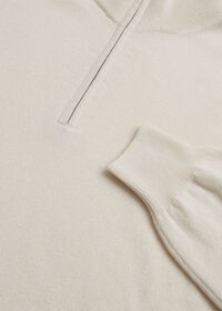 Paul Stuart Classic Cashmere Quarter Zip Sweater, thumbnail 2
