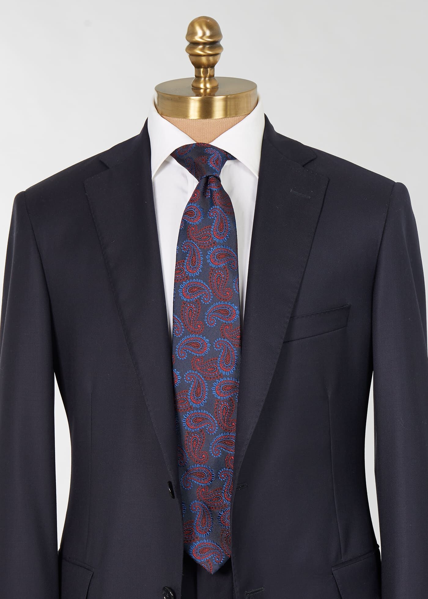 Woven Silk Two Tone Paisley Tie