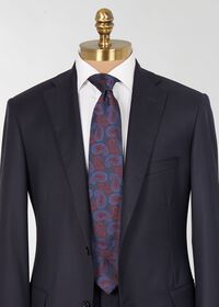 Paul Stuart Woven Silk Two Tone Paisley Tie, thumbnail 4