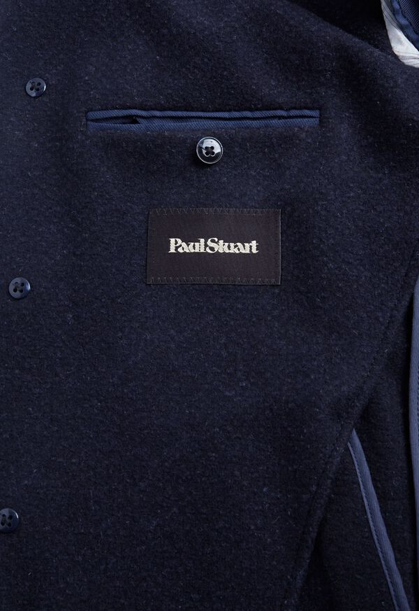 Paul Stuart Wool Balmacaan Collar Coat, image 3