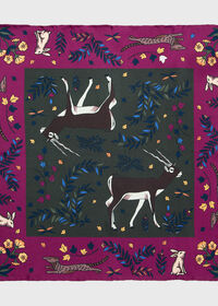 Paul Stuart Forest Scene Novelty Pocket Square, thumbnail 1