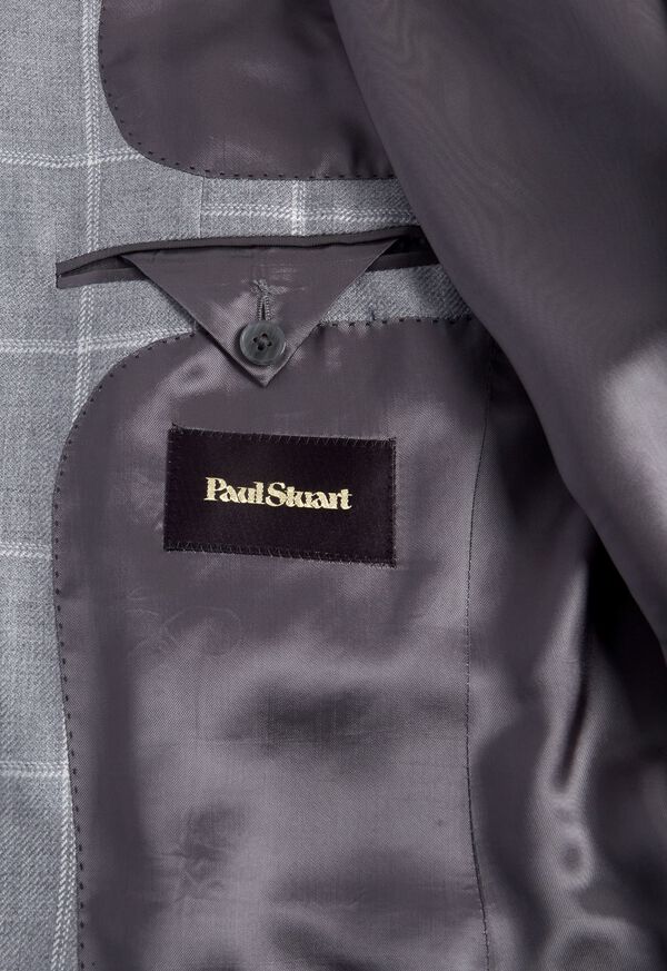 Paul Stuart Cashmere & Silk Windowpane Jacket, image 3