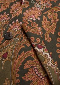 Paul Stuart Paisley Print Soft Jacket, thumbnail 2