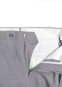 Paul Stuart Light Grey Mini Houndstooth Wool Blend suit, thumbnail 6