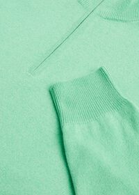 Paul Stuart Cashmere 1/4 Zip Mock Neck Sweater, thumbnail 2