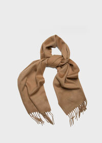 Paul Stuart Cashmere Solid Color Scarf with Embroidered Logo, thumbnail 42
