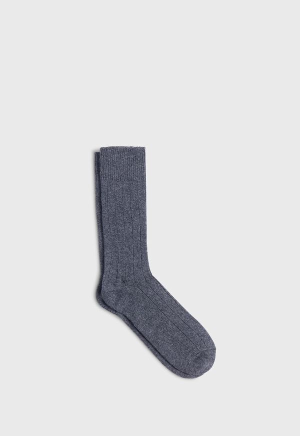 Paul Stuart Cashmere Blend Ribbed Sock, image 1