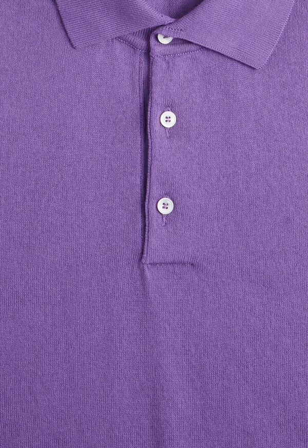 Paul Stuart Cotton Knit Polo Shirt, image 3
