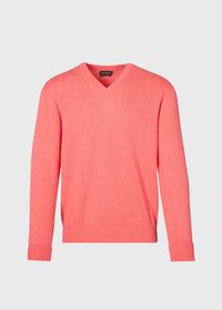 Paul Stuart Classic Cashmere V-Neck Sweater, thumbnail 44