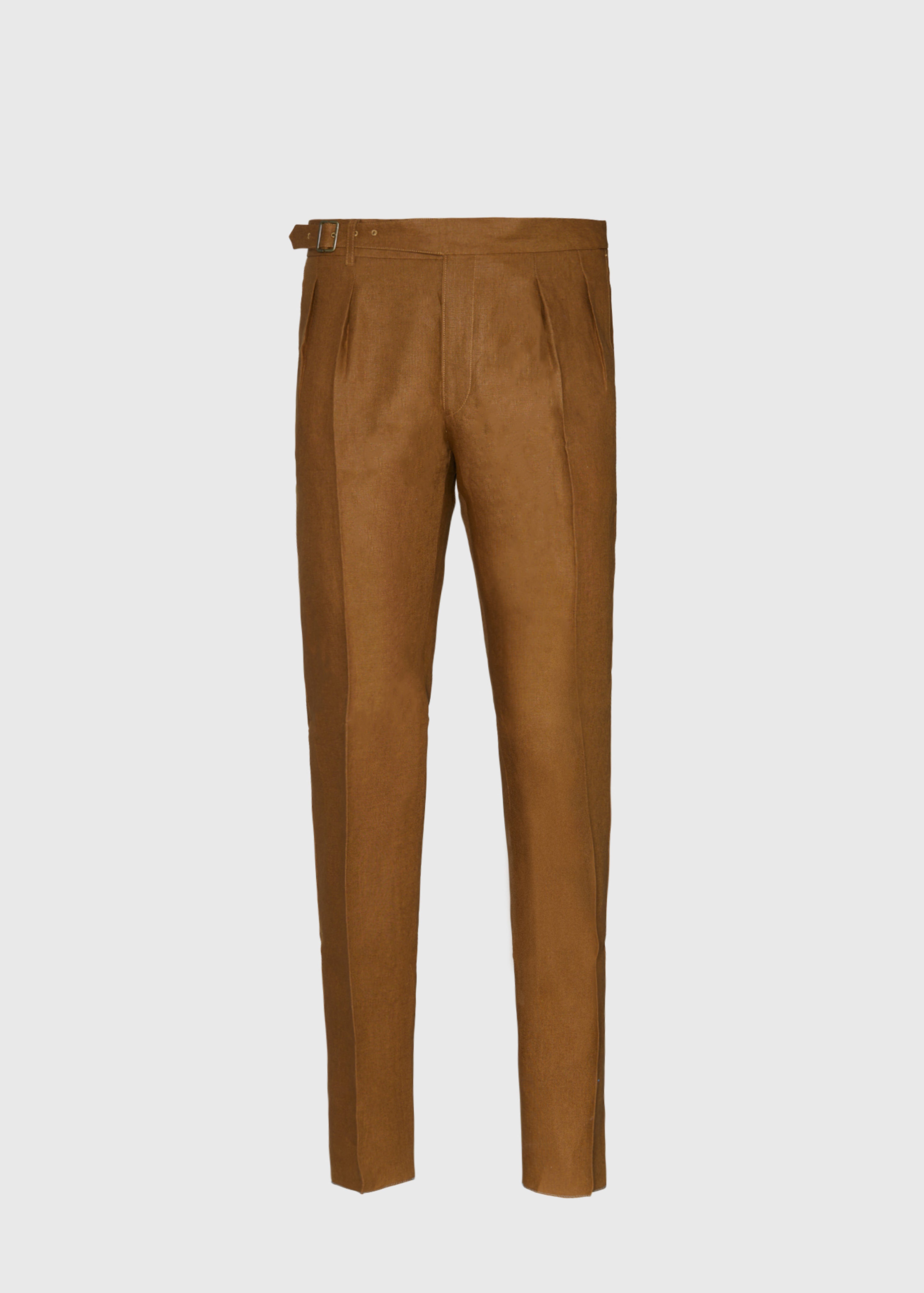Khaki Linen Gurkha Pant