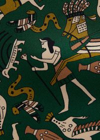 Paul Stuart Printed Silk Ascot, thumbnail 3