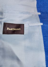 Paul Stuart Royal Blue Solid Soft Jacket, thumbnail 3