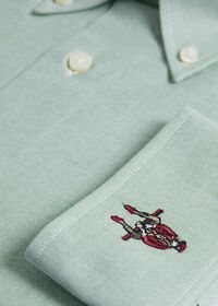 Paul Stuart Cotton Oxford Logo Sport Shirt, thumbnail 2