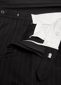 Paul Stuart Black and White Chalk Stripe Suit, thumbnail 6