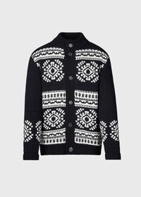 Paul Stuart Fair Isle Cardigan, thumbnail 1