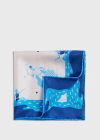 Paul Stuart Silk Twill Summer Sports Pocket Square, thumbnail 1