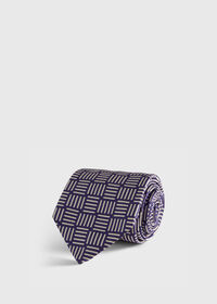 Paul Stuart Woven Silk Parquet Tie, thumbnail 1