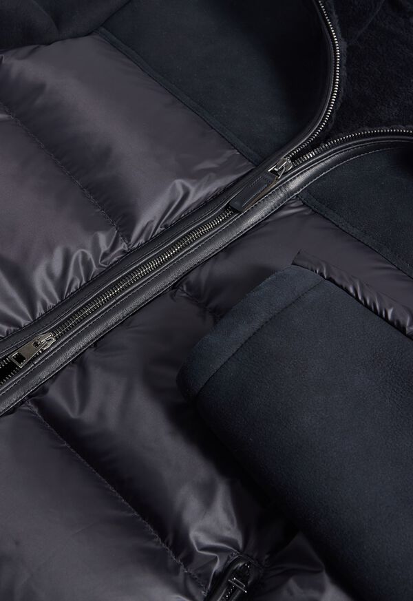 Paul Stuart Quilted Puffer with Shearling, image 2