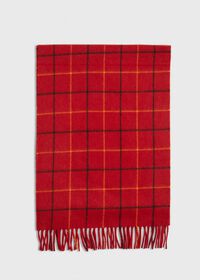 Paul Stuart Cashmere 2 Color Windowpane Scarf, thumbnail 2