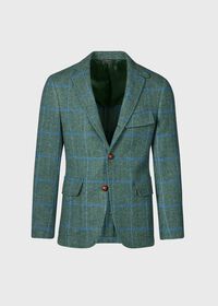 Paul Stuart Tweed Jacket with Suede, thumbnail 1