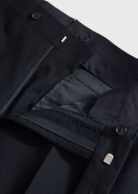 Paul Stuart All Year Wool Tuxedo with Satin Notch Lapel, thumbnail 7