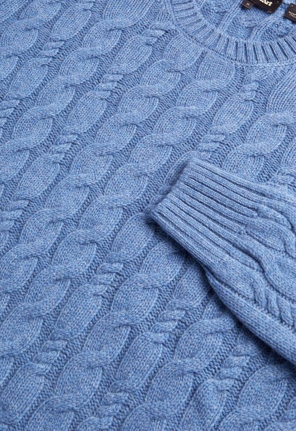 Paul Stuart Wool Blend Cable Sweater, image 2
