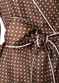 Paul Stuart Silk Dot Robe, thumbnail 5