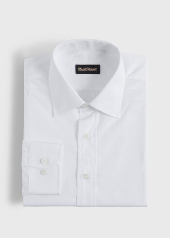 Paul Stuart Broadcloth Slim Fit Dress Shirt
