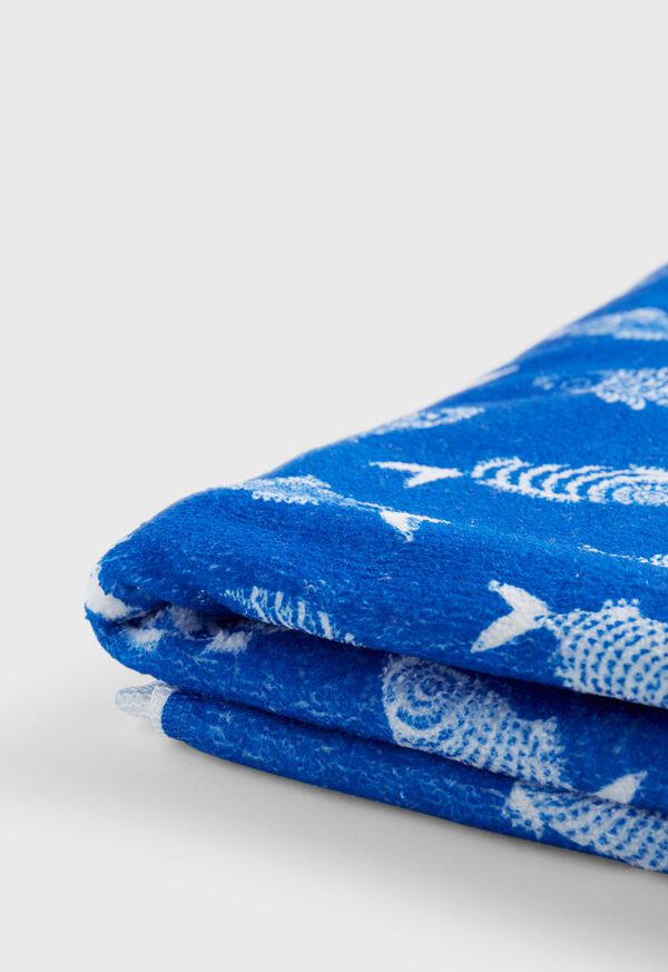 Paul Stuart Fish Motif Beach Towel, image 3