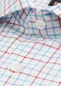 Paul Stuart Cotton 3-Color Tattersall Sport Shirt, thumbnail 2