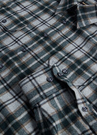 Paul Stuart Wool Plaid Overshirt, thumbnail 3