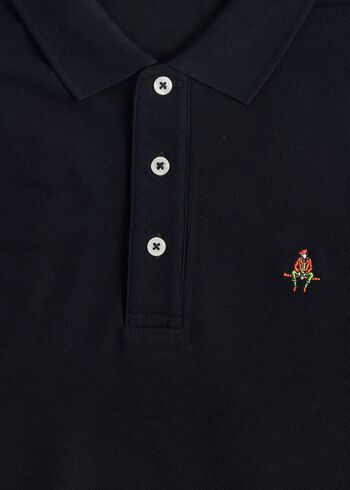 Paul Stuart Cotton Piqué Logo Polo