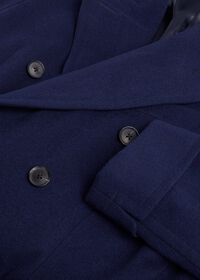 Paul Stuart Navy Double Breasted Military Coat, thumbnail 2
