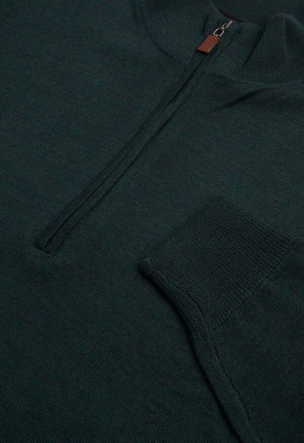 Paul Stuart Merino 1/4 Zip Sweater, image 2