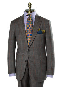 Paul Stuart Wool Plaid Suit, thumbnail 1