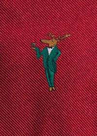 Paul Stuart Holiday Dasher Reindeer Tie, thumbnail 2