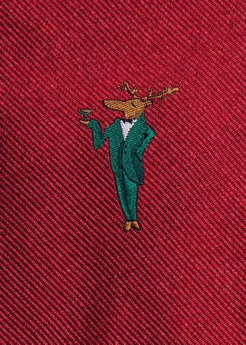 Paul Stuart Holiday Dasher Reindeer Tie